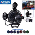 7-Color 12V Tachometer Gauge 0-11000 RPM for Racing Simulator
