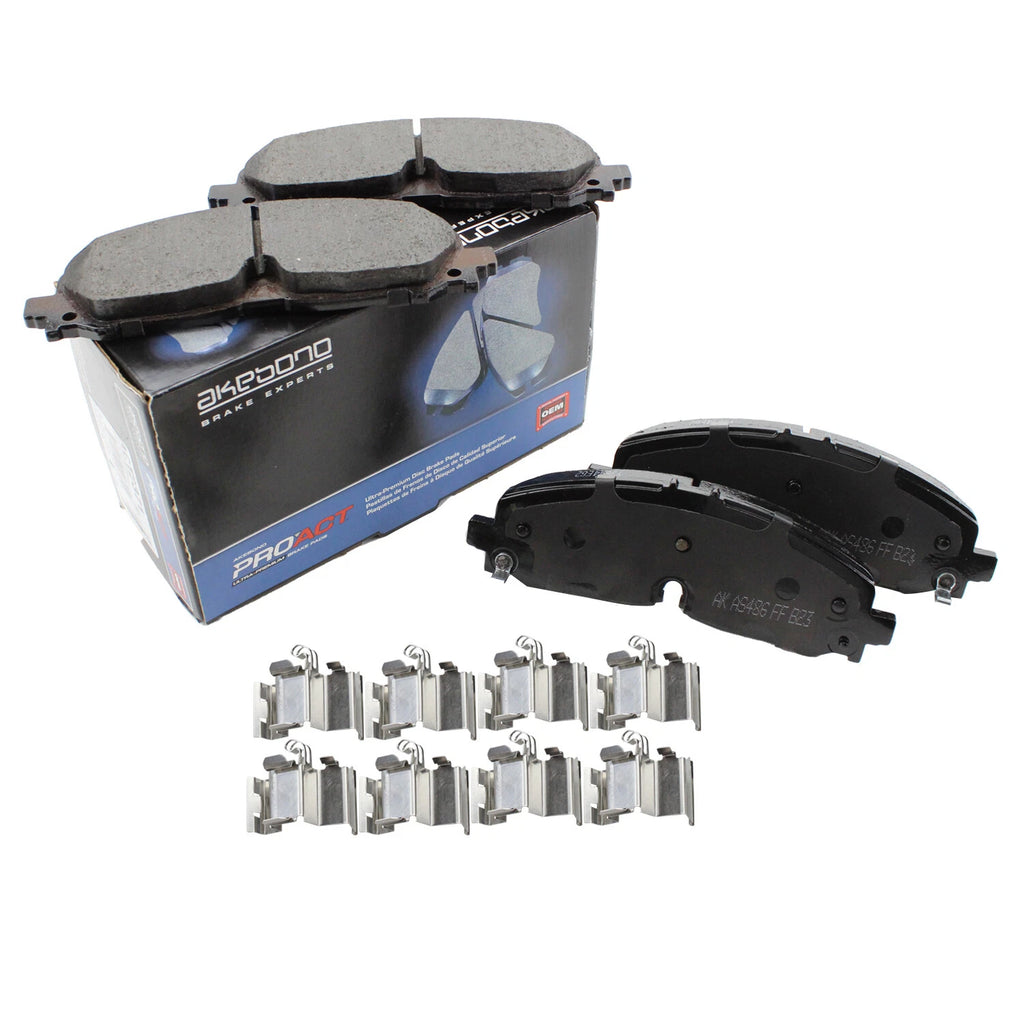Akebono ProACT Front Ceramic Brake Pads for Enclave XT6 Blazer Colorado Canyon (2018–2023)