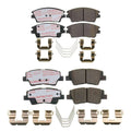 PowerStop Front & Rear Carbon Ceramic Disc Brake Pads Kit for Tucson Sportage (2016–2022)