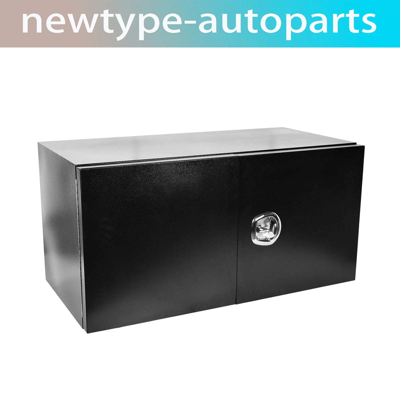 Black Steel Tool Box for Pickup Truck (48"X24"X24")