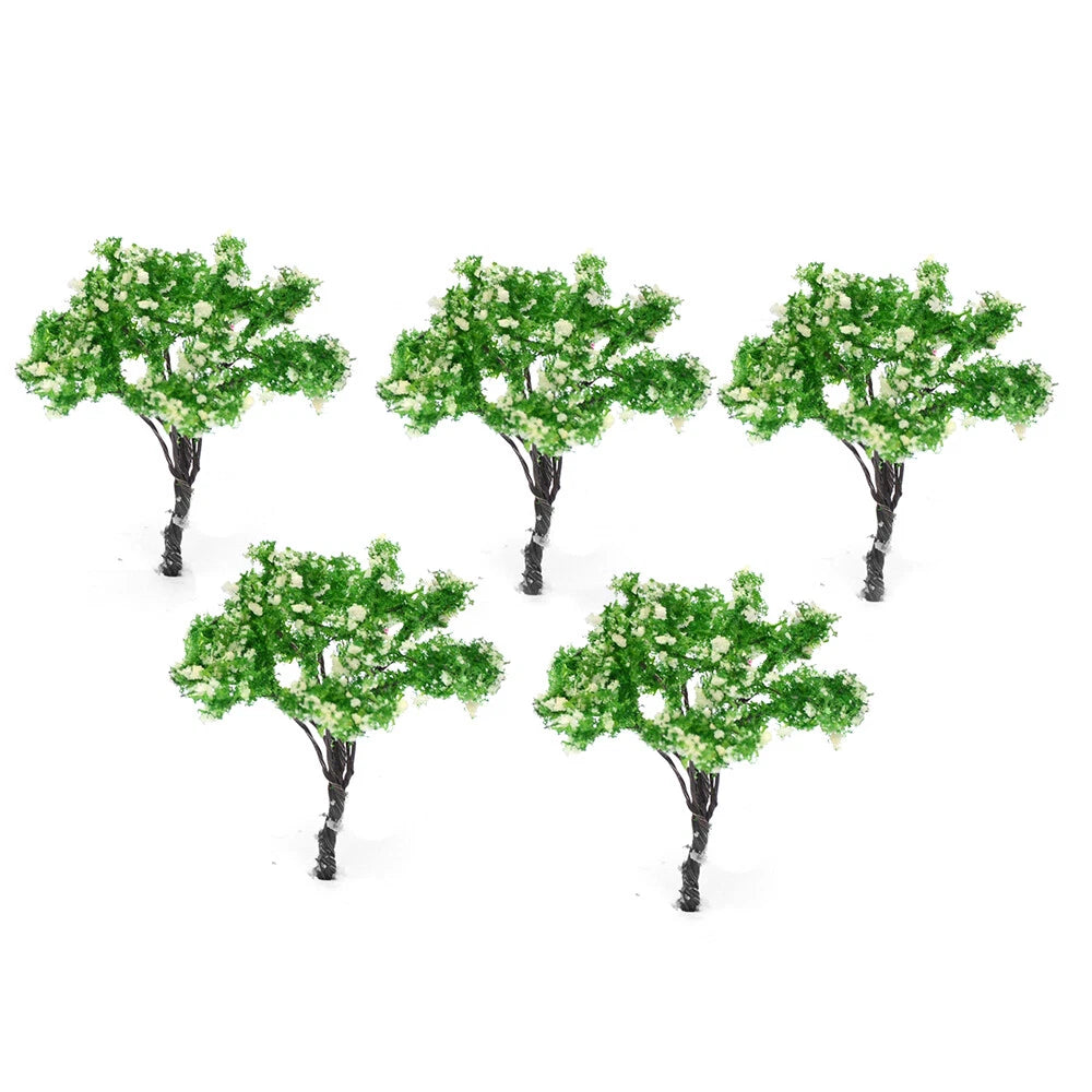 20Pc Flower Model Tree Scenery Decoration for Train Railroad Diorama