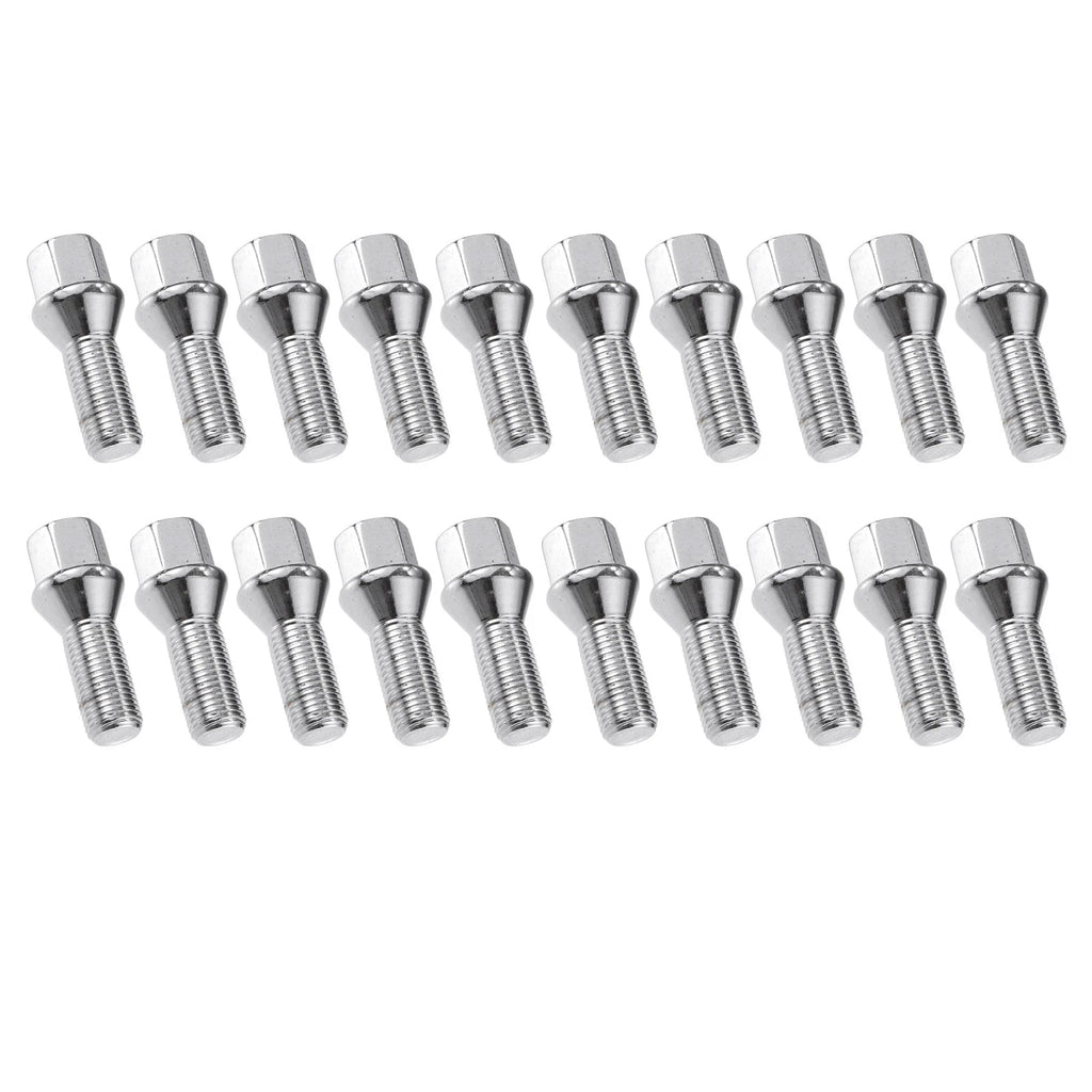 20 Pcs M14 x 1.50 Wheel Bolt Replacement for BMW 7 Series (2002–2008)
