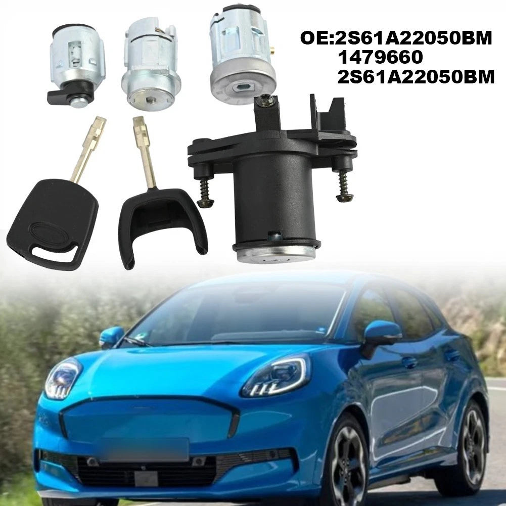 Ignition and Door Lock Set for Ford Fiesta V (2001–2008) with Trunk Lock
