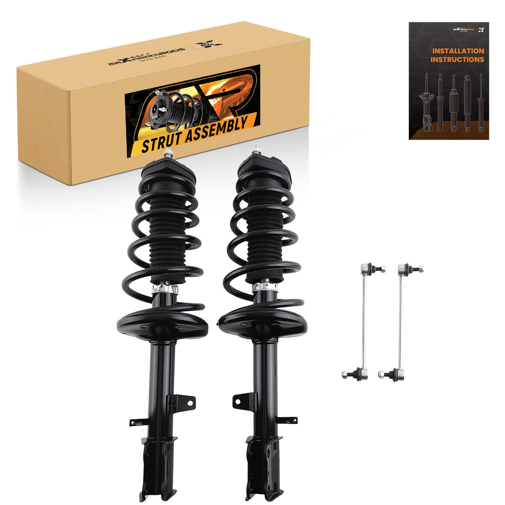 Rear Struts w/ Coil Spring & Sway Bars End Link for Toyota Venza (2009–2012)