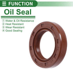 Set of 5 Oil Seal Rotary Shaft Seal FKM Rubber 22x35x7mm
