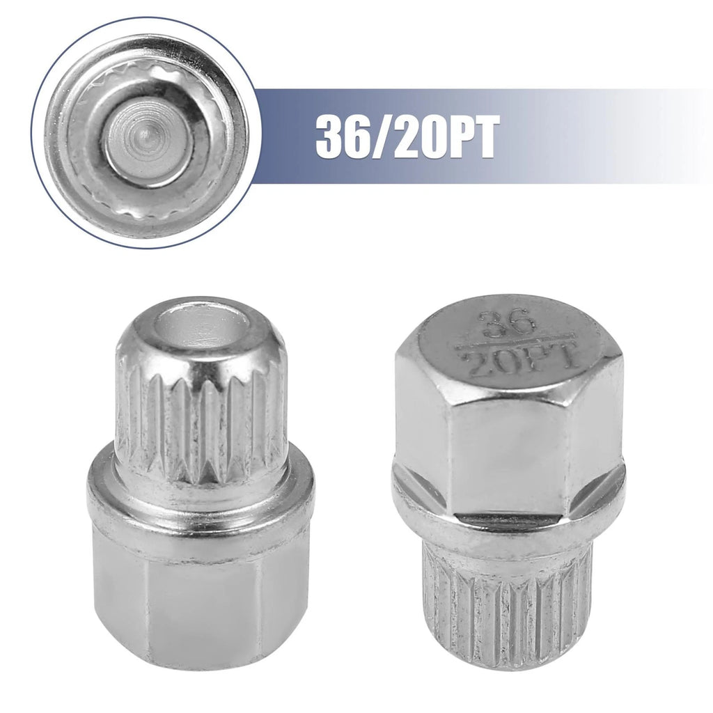 Hollow Car Anti Theft Wheel Lock Lug Nut Screw Removal Key for BMW 