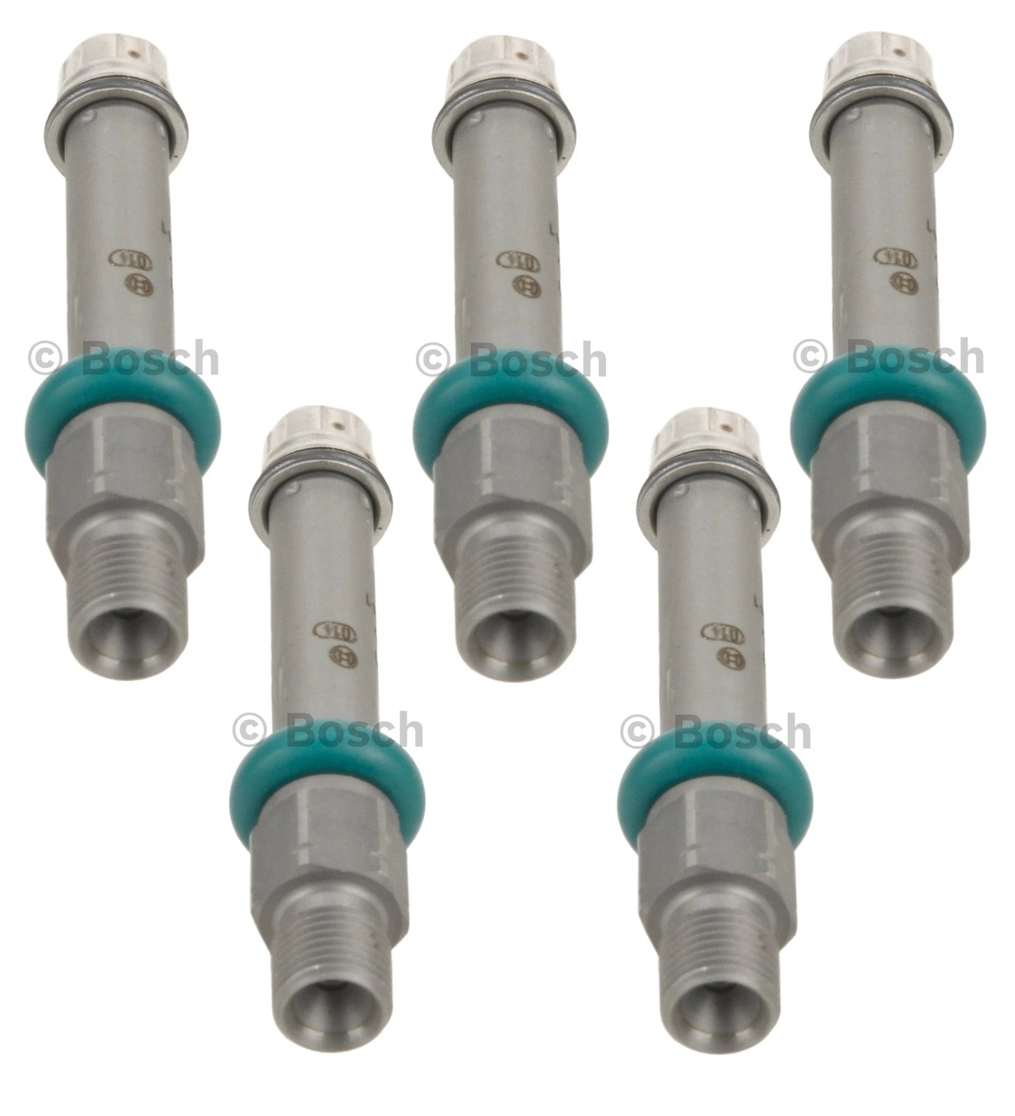 Set of 5 Bosch Fuel Injectors for Audi 100 200 5000 80 90 Quattro (1983–1991)