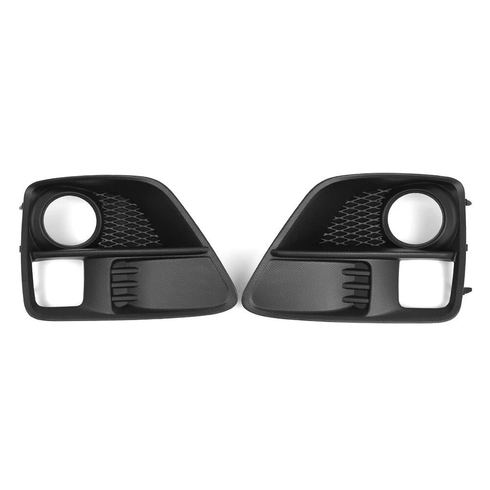 2X Honeycomb Front Bumper Fog Light Bezel Cover for Subaru WRX STI (2015–2017)