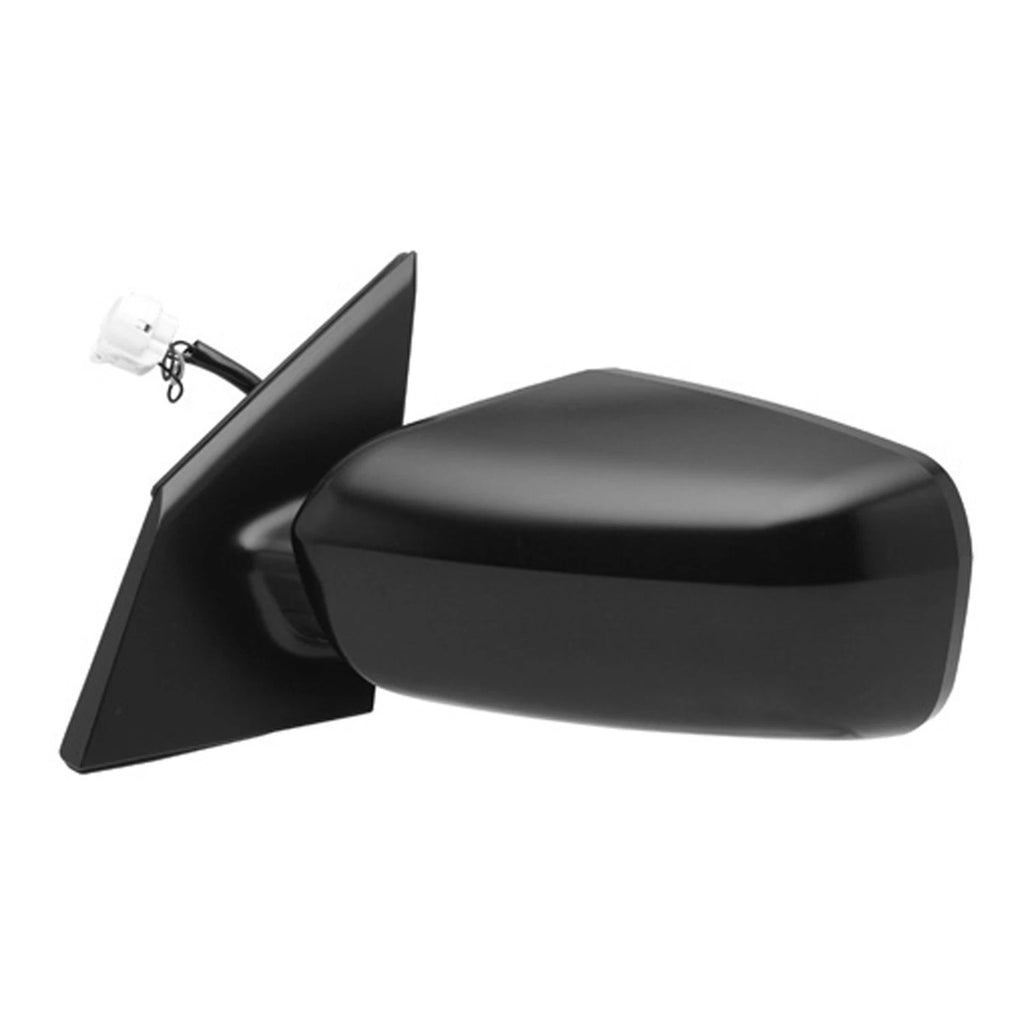 Replacement Ready to Paint Driver Side Power Door Mirror w/o Heated Glass