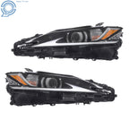 Set of 2 LED Headlights for Lexus ES350 (2019-2021) Chrome