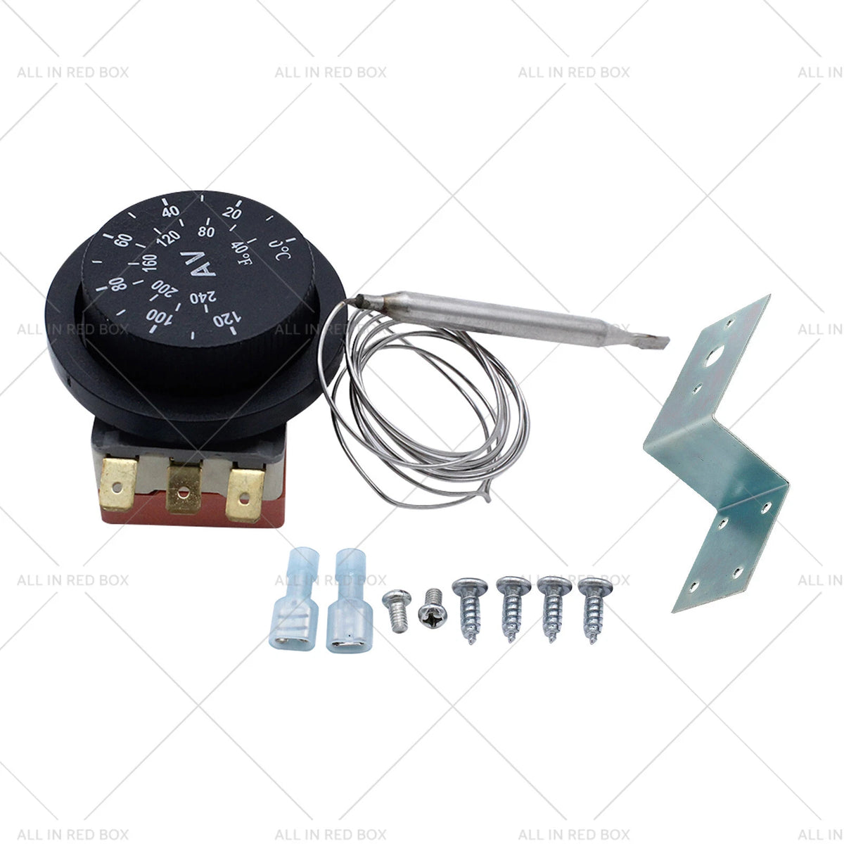 12V Adjustable Fan Thermostat Kit for AU Vehicles (0-120°C)