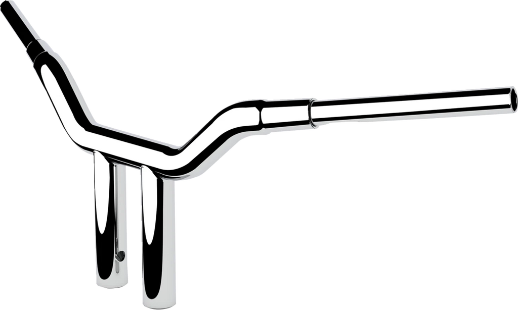 Kage Fighter Handlebar for LA Choppers (10" x 1-1/2", Chrome, LA-7343-10)