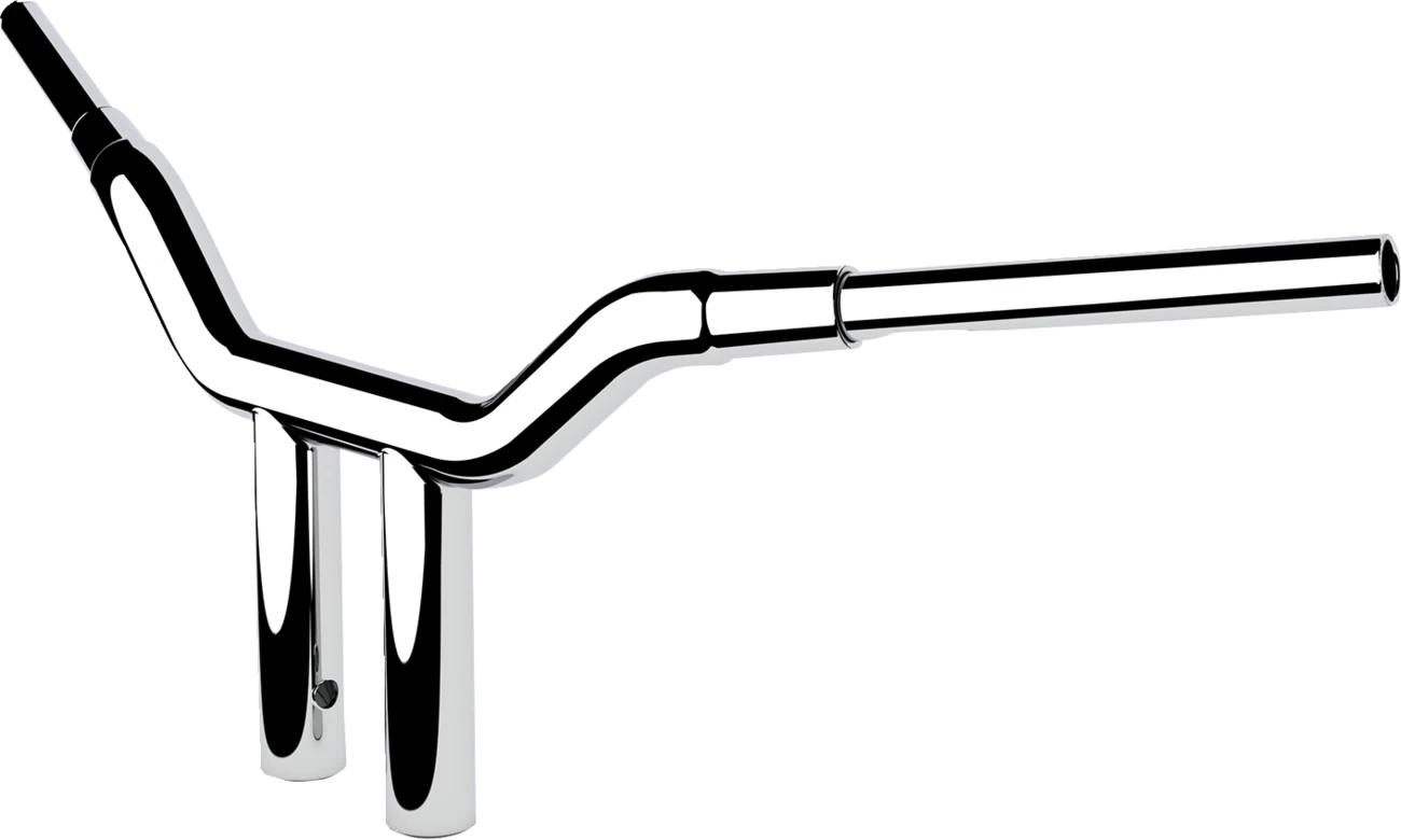 Kage Fighter Handlebar for LA Choppers (10" x 1-1/2", Chrome, LA-7343-10)