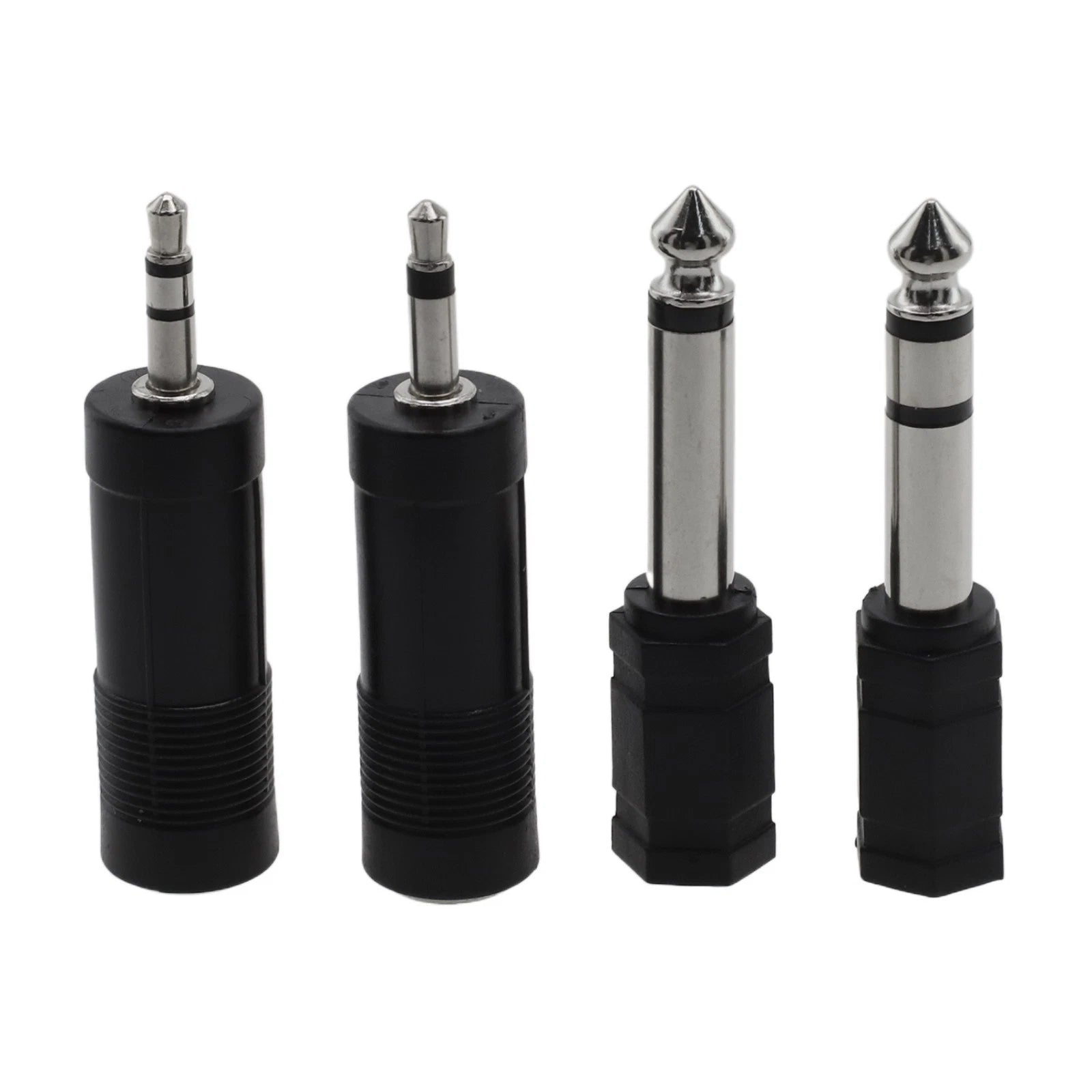 4X Headphone Adaptor Connector 1/4 Inch to 3.5mm/6.35mm Converter