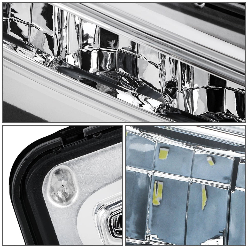 Full LED Fog Lights for GMC Sierra 1500 (2016–2019) w/Wiring Harness & Switch