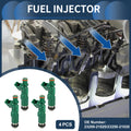 Set of 4 Fuel Injectors for Toyota Yaris Hatchback 1.5 (2001–2005) No.23209-21020