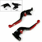 Adjustable Folding Brake Clutch Levers for Suzuki B-King (2008–2011) Red T9