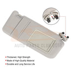 Front Right Sun Visor with Vanity Light for Toyota Camry (2006-2011)