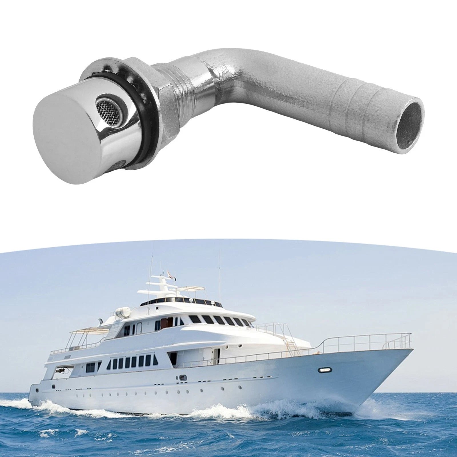Boat Fuel Tank Vent in 316 Stainless Steel for Efficient Airflow (Universal)