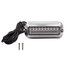 2X LED Underwater Boat Transom Lights for Marine Pontoon
