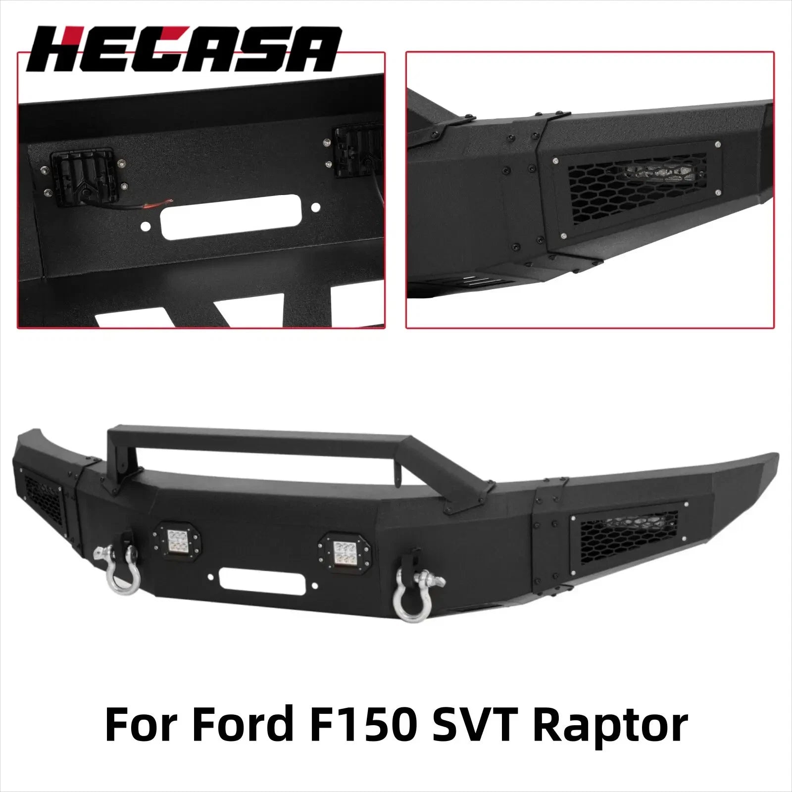 Off-road Front Bumper Assembly with Winch for Ford F150 SVT Raptor (2009–2014)
