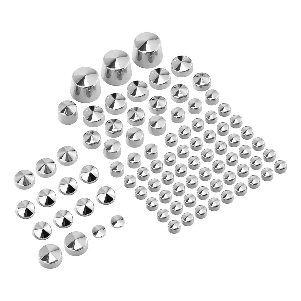 Chrome Bolt Caps for Harley Davidson Softail Twin Cam (1984-2006)