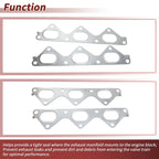 2X Exhaust Manifold Header Gasket for Hyundai Santa Fe (2003–2006) No. 2852139800
