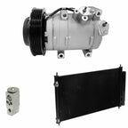 AC Compressor Kit w Condenser Replacement for Acura TL 3.5L 3.7L (2012–2014)