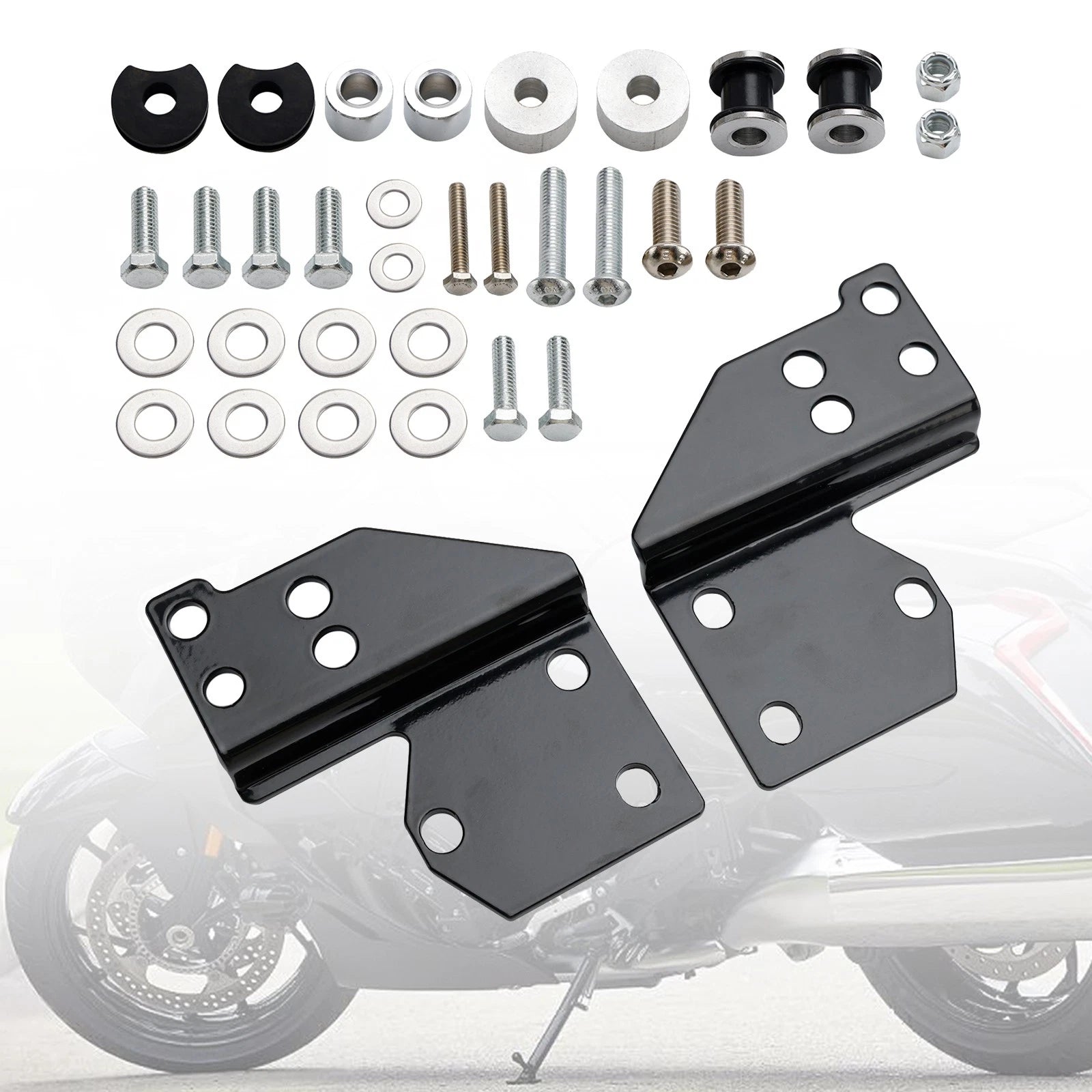 Sissy Bar Docking Hardware for Harley Road King, Road Glide, Street Glide (1997–2008)
