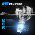 2X 9005 LED Headlight Bulbs for NOVSIGHT (30000LM, 6500K, 130W)