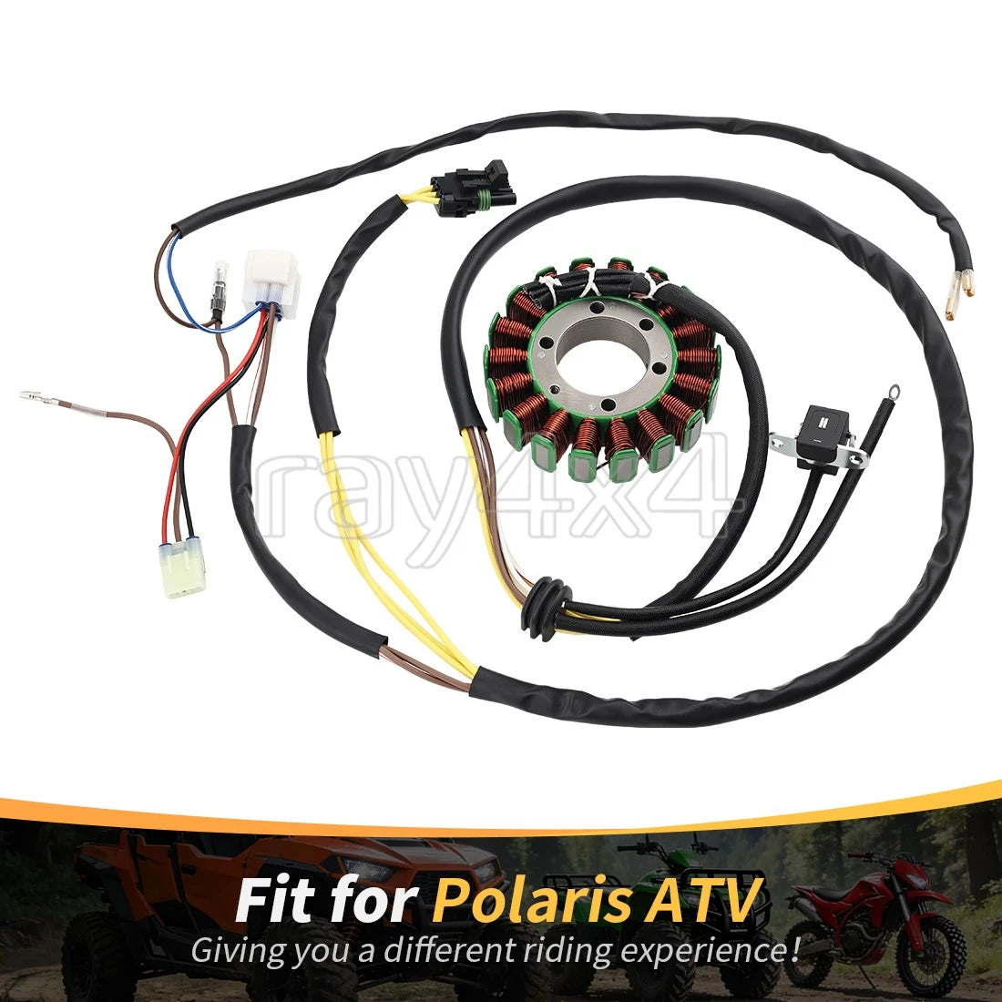 Stator 3090061 for Polaris Ranger Sportsman 400 500 Scrambler 500 (2008–2014)