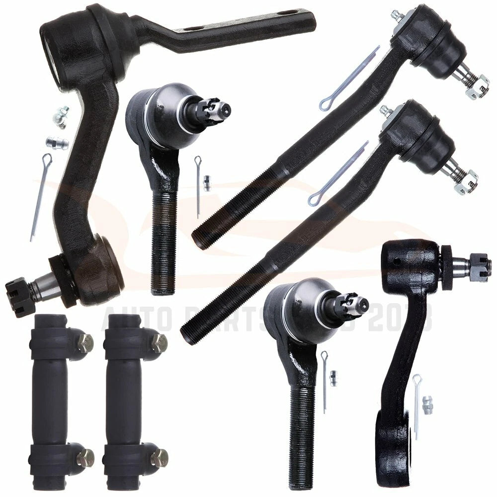 Set of 8 Idler Pitman Arm Tie Rod Ends for Chevy Blazer S10 (1995–2005)