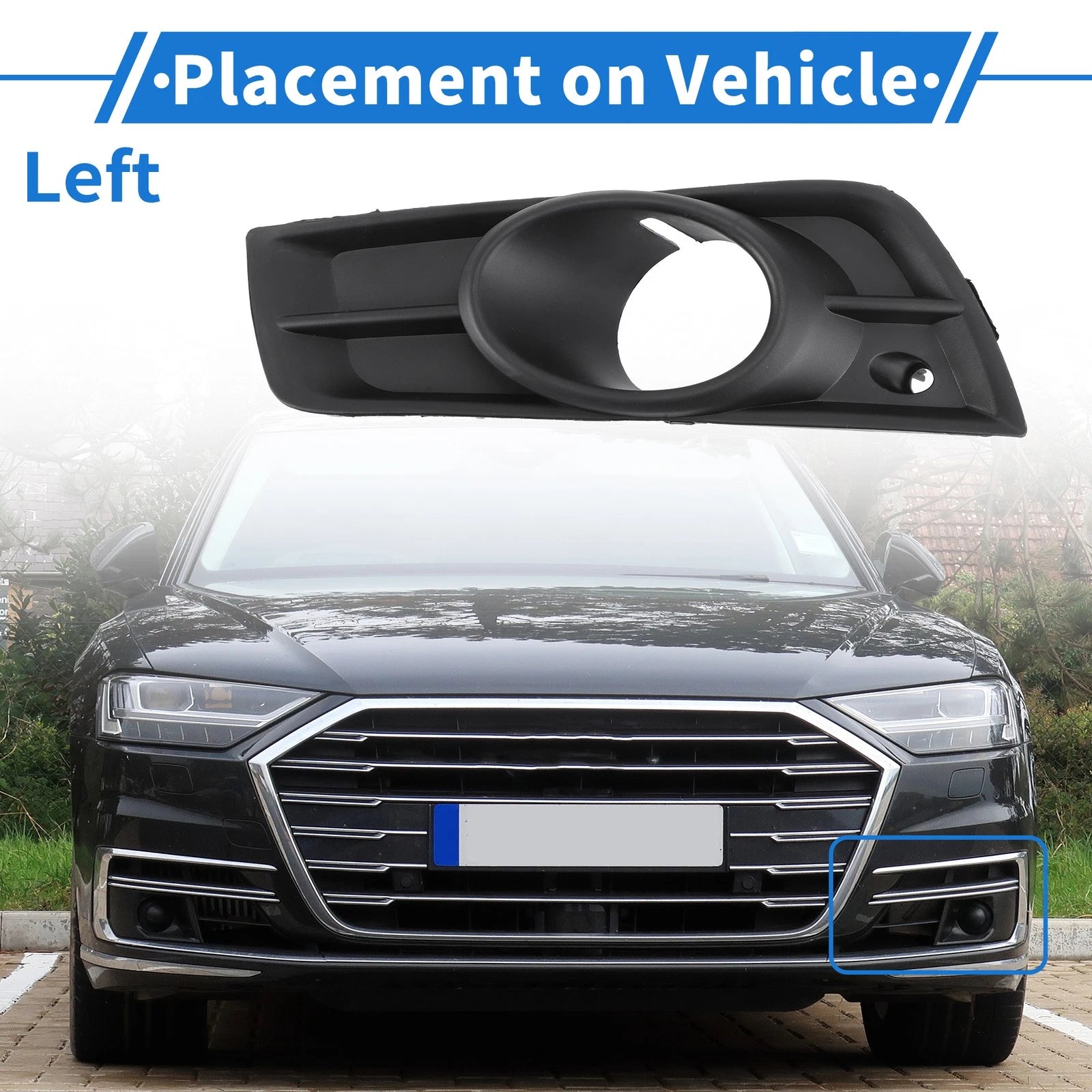 1 Pc Fog Light Grill for Chevrolet Cruze (2011–2015) GM1038133