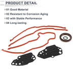 Set of 2 Engine Timing Cover Gasket Seal TCS46078 for Ford Lincoln 5.4L