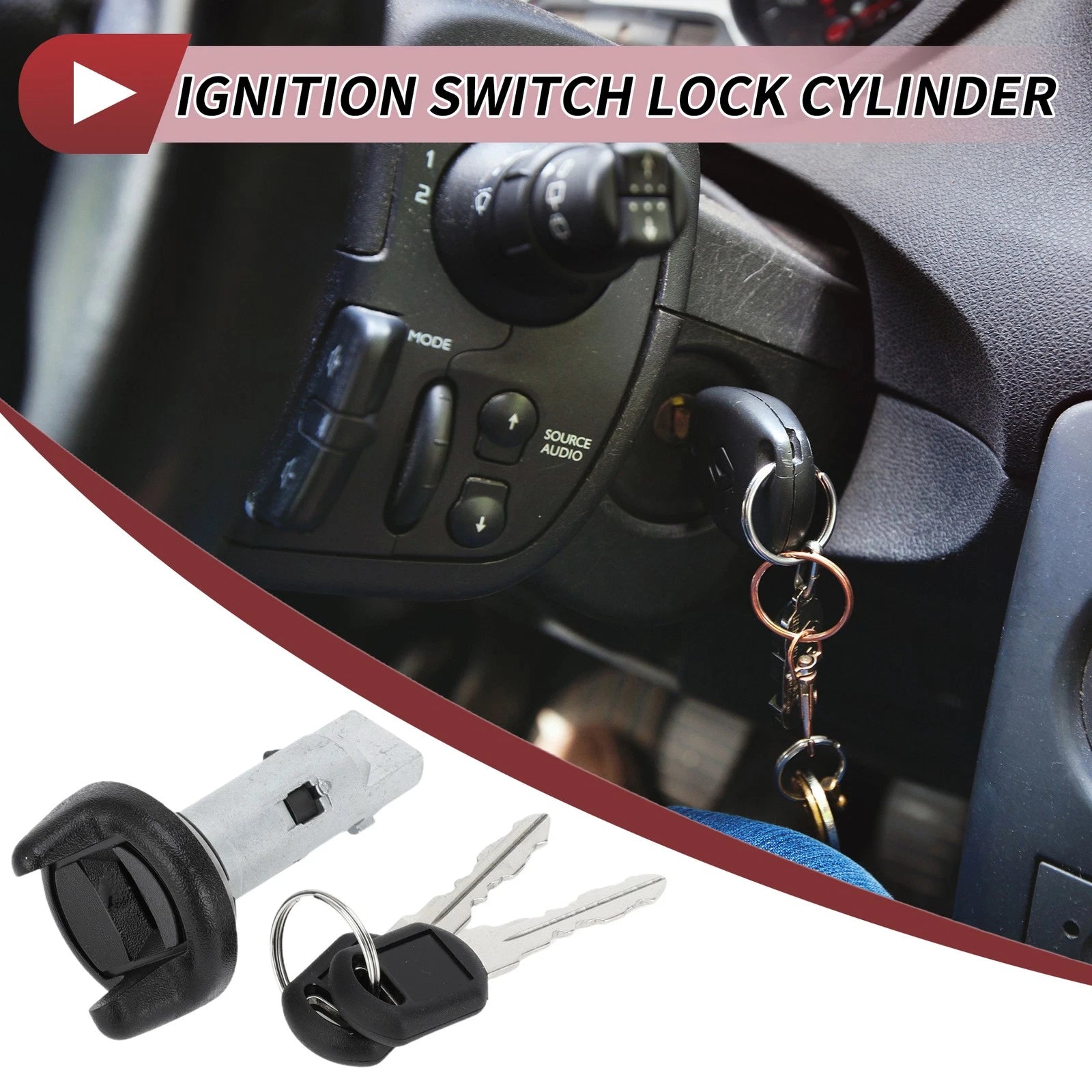 Ignition Lock Cylinder for Chevrolet Suburban C1500 C2500 GMC (No. 26049532)