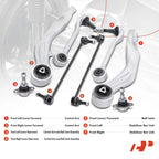 Set of 8 Front Control Arm Ball Joints Sway Bar Links for BMW E60 F10