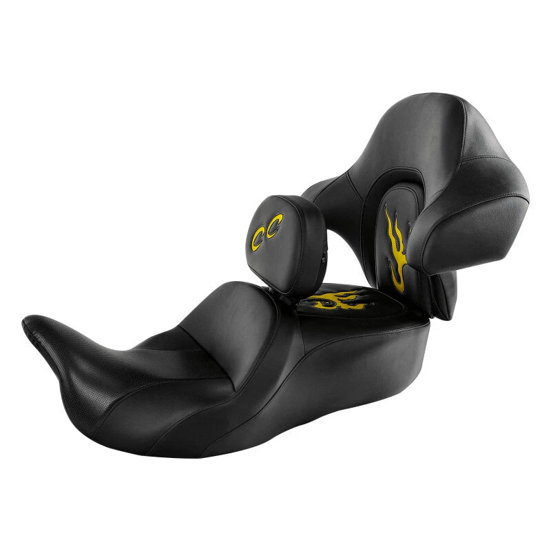 Driver Passenger Seat & Backrests for Harley Touring CVO Road Glide (2014–2023)
