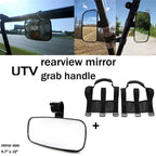 UTV Rear View Convex Mirror Grab Handle 1.75" for Polaris RZR XP 1000, 900