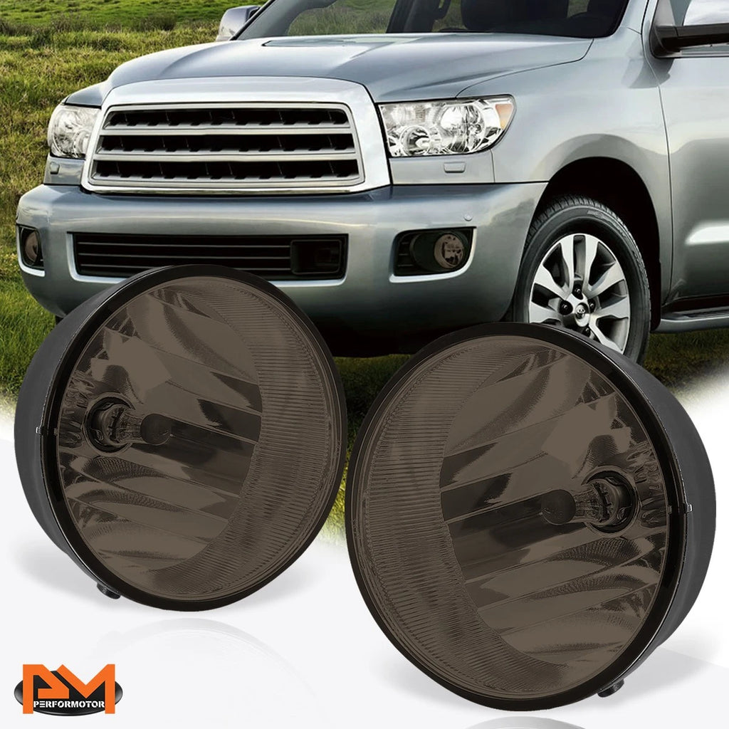 Set of 2 Smoked Lens Bumper Fog Lights for Tacoma/Solara/Tundra/Sequoia (2004–2013)