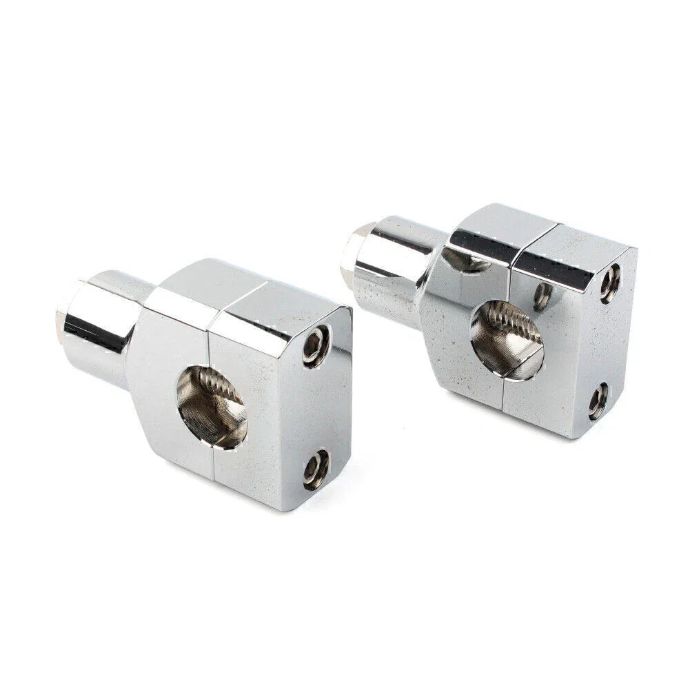 1" Motorcycle Handlebar Risers Clamp Mounts for Harley Fatboy