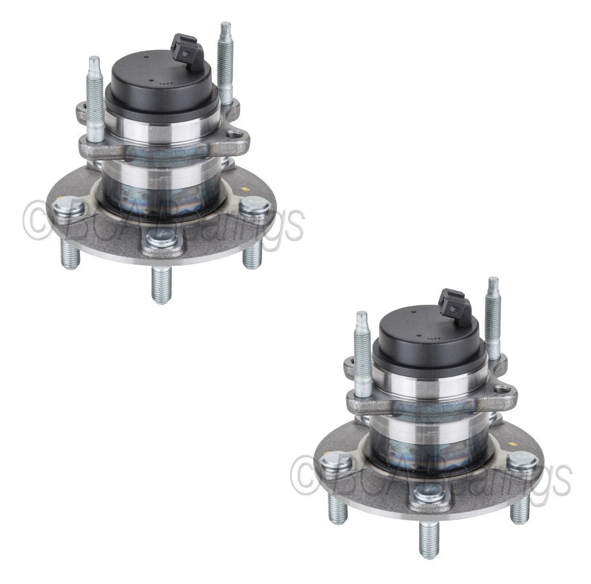 Set of 2 Rear Wheel Bearing Hub Assemblies for Kia Forte Koup (2010–2013)