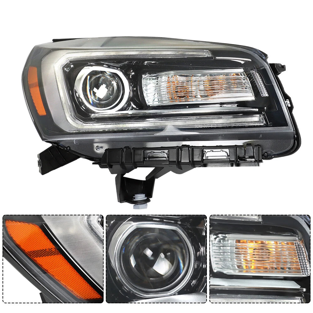 Halogen Headlight with LED Tube for GMC Acadia (2013-2016) Right Side