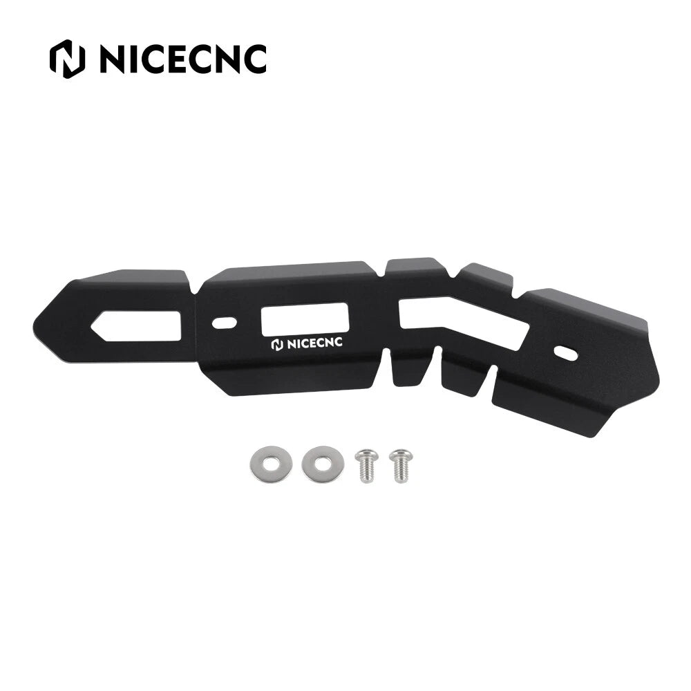 CNC Muffler Header Pipe Shield Cover for Kawasaki KLR650 (2008–2018)