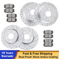 Drilled Rotors and Brake Pads Kit for Honda Odyssey (2005–2010)