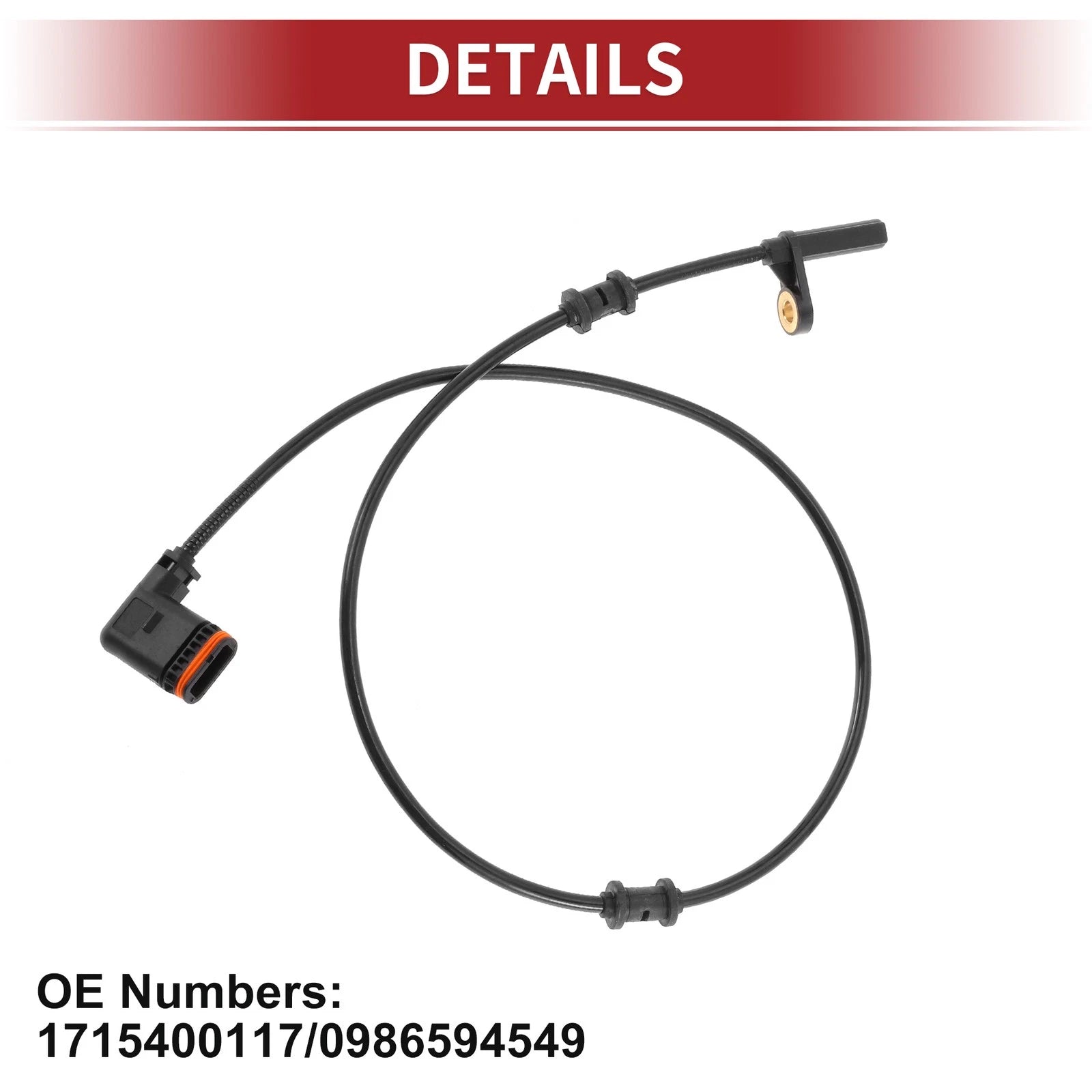 ABS Wheel Speed Sensor No. 1715400117 for Mercedes-Benz SLK55 (2005–2009)