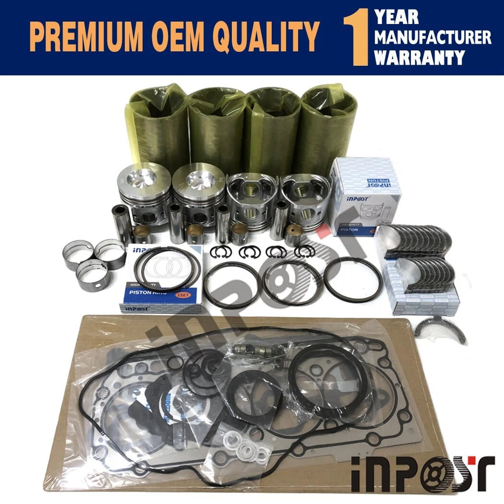 4TNE86 Overhaul Rebuild Kit for Yanmar Engine (Piston Ring, Head Gasket)