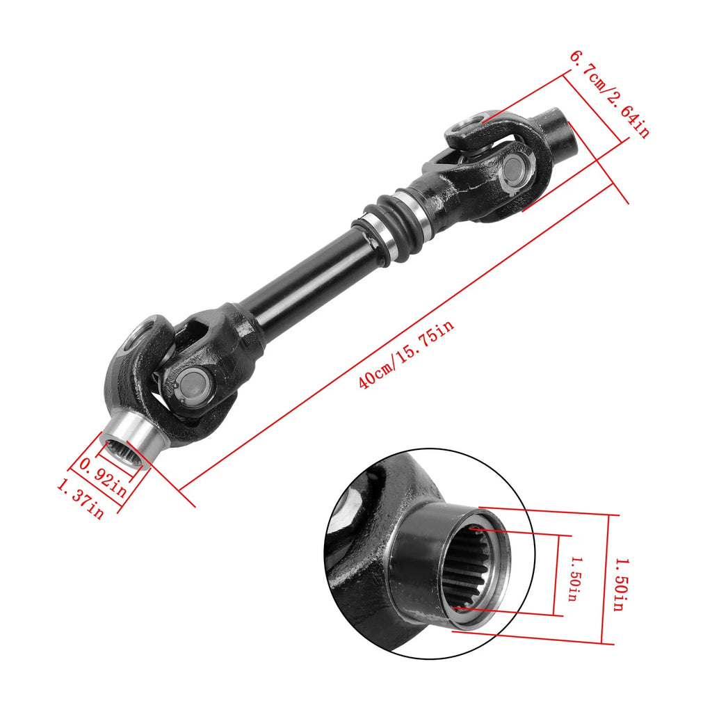 Rear Propeller Drive Shaft for Can-Am Outlander 570 650 6x6 (2015–2023)