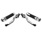 Silver Brake Clutch Lever Handlebar Grip Set for Yamaha XSR900 (2016-2023)