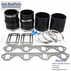 Exhaust Bellows and Gasket for OMC 1996–1998 Carb