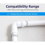 32mm Tool Less Right Angle Quick Connect Fitting for Standard Pipe Size